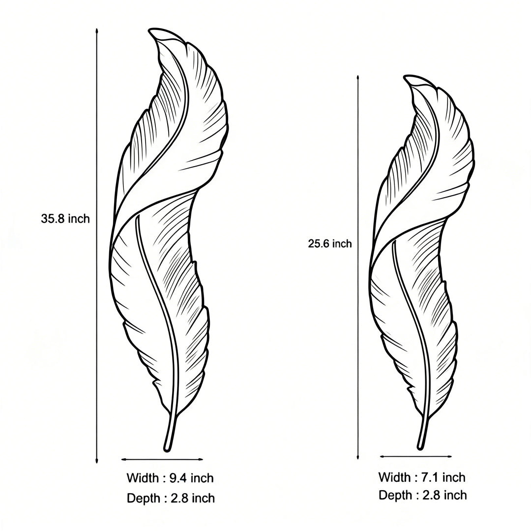 Feather Wall Light Modern Luxury LED White Resin Art Corridor Lamp