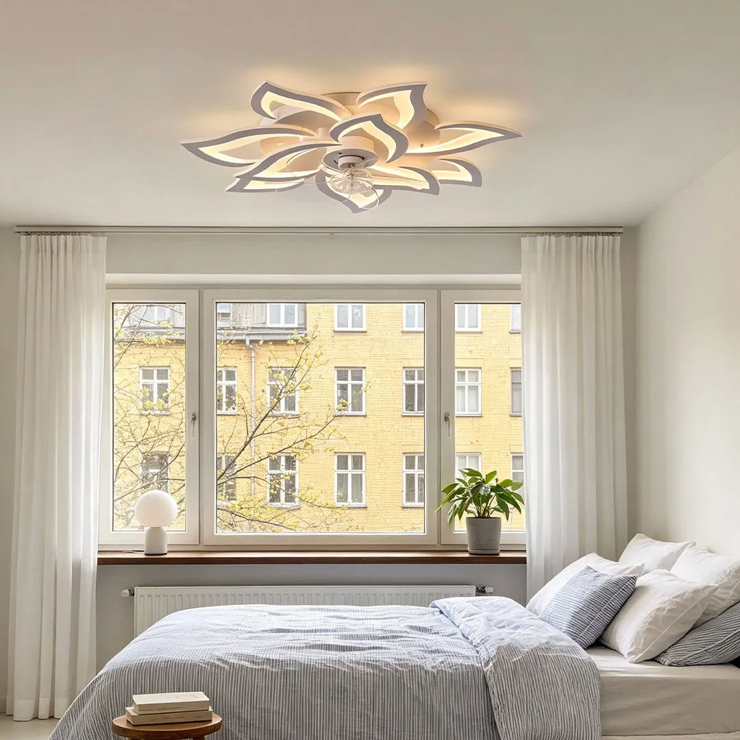 Decorative Ceiling Fans with Lights Nordic LED Light