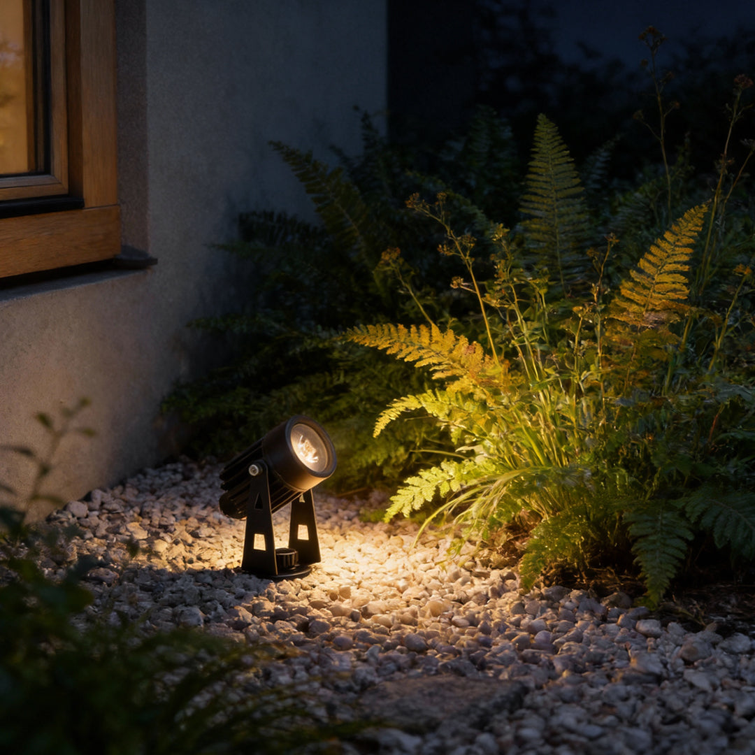 Solar Powered Landscape Spotlight Outdoor Adjustable Light