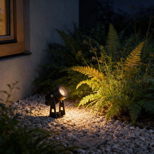 Solar Powered Landscape Spotlight Outdoor Adjustable Light