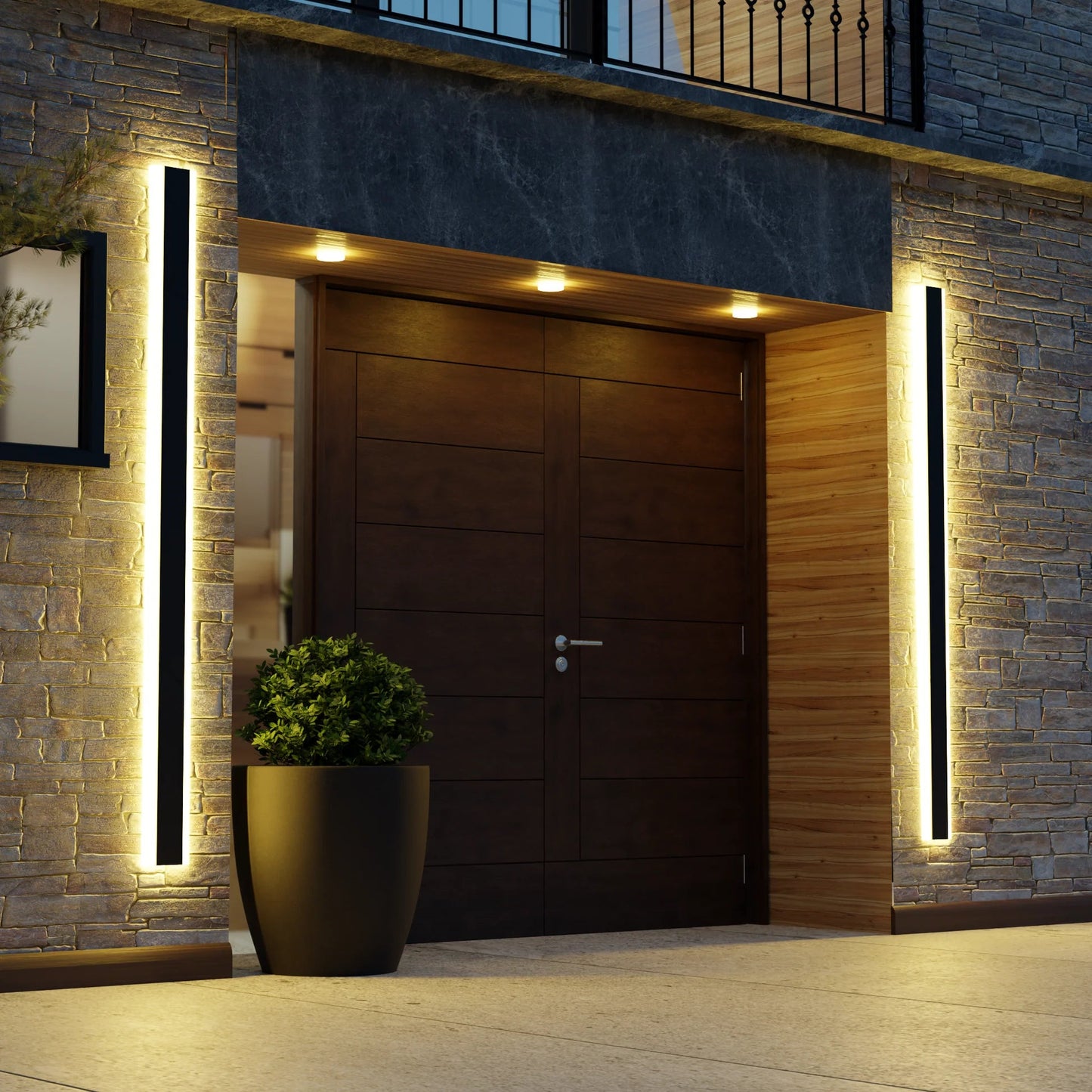 Gate Wall Light Minimalist Waterproof LED Outdoor Light