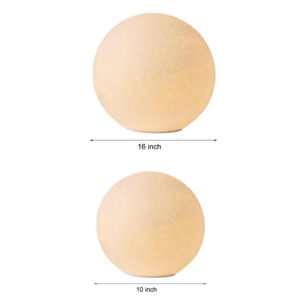 Globe Pillar Lights Modern LED Waterproof White Outdoor Light