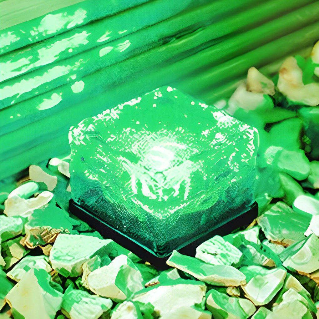 Outdoor Ice Cube Lights Modern Intelligent Solar Step Light