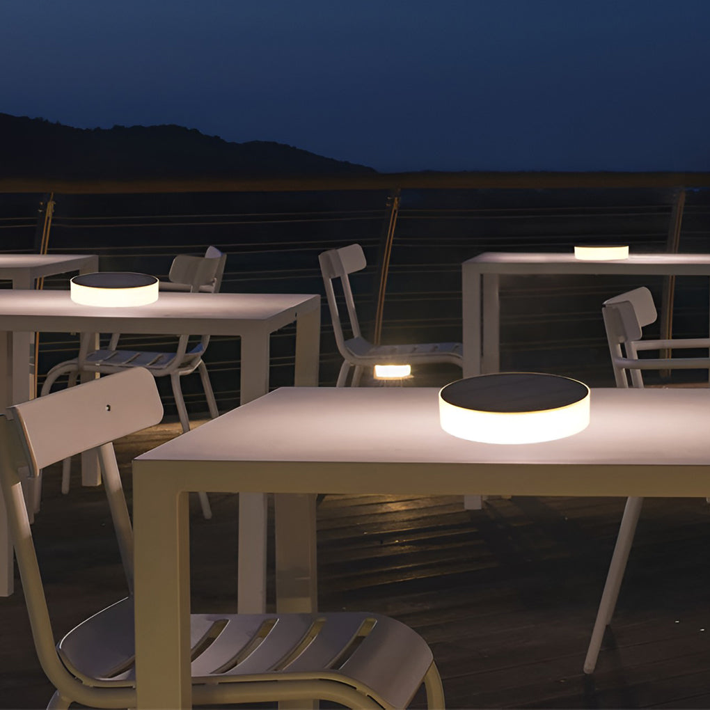 Ground Solar Lights Disc Elegant LED Landscapes Light