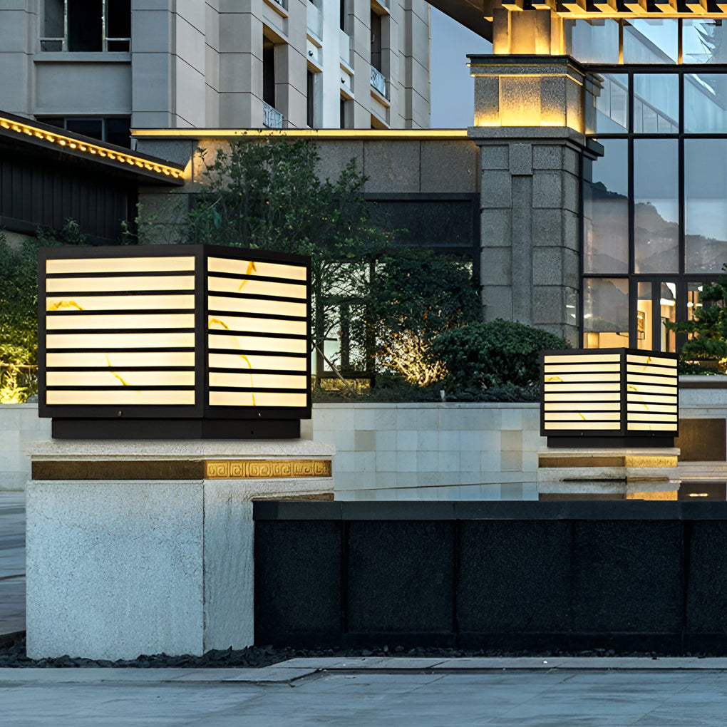 Home Pillar Light Modern Waterproof LED Outdoor Terrace Light