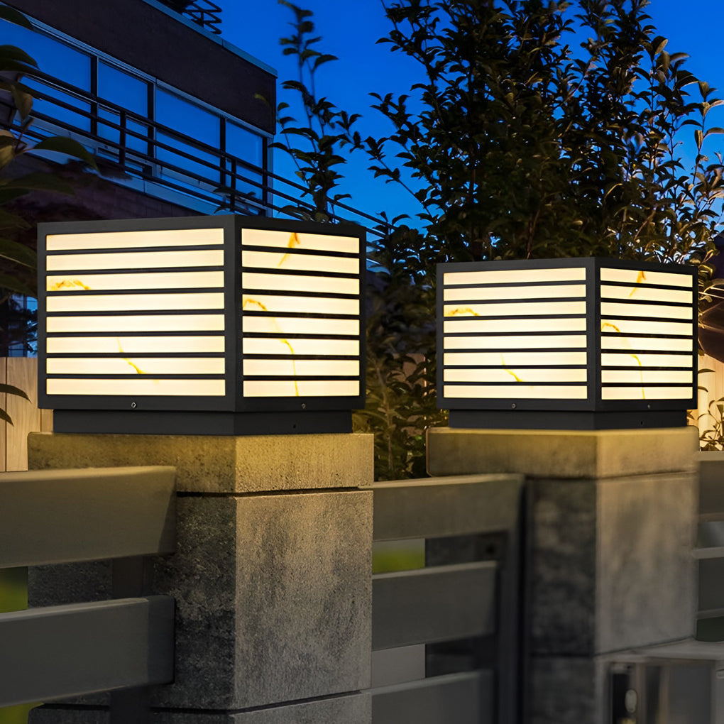 Home Pillar Light Modern Waterproof LED Outdoor Terrace Light
