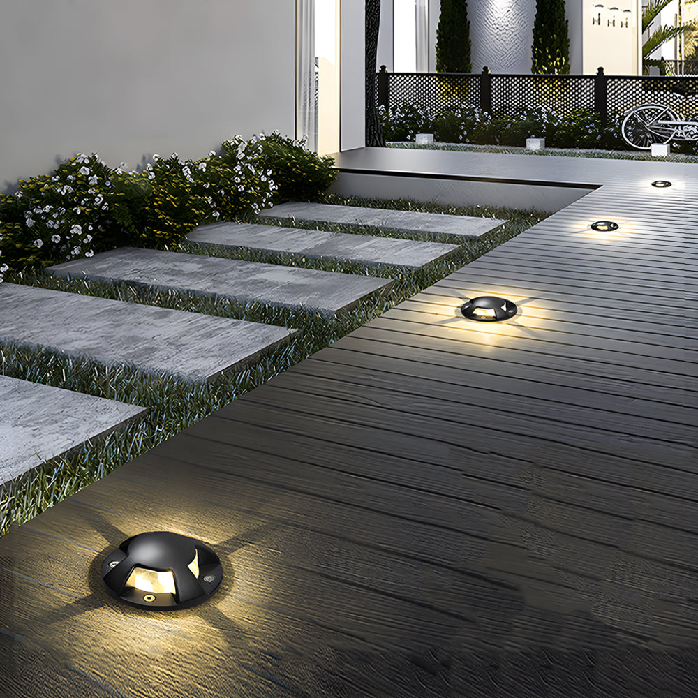 In Ground Low Voltage Landscape Lighting Step Lights