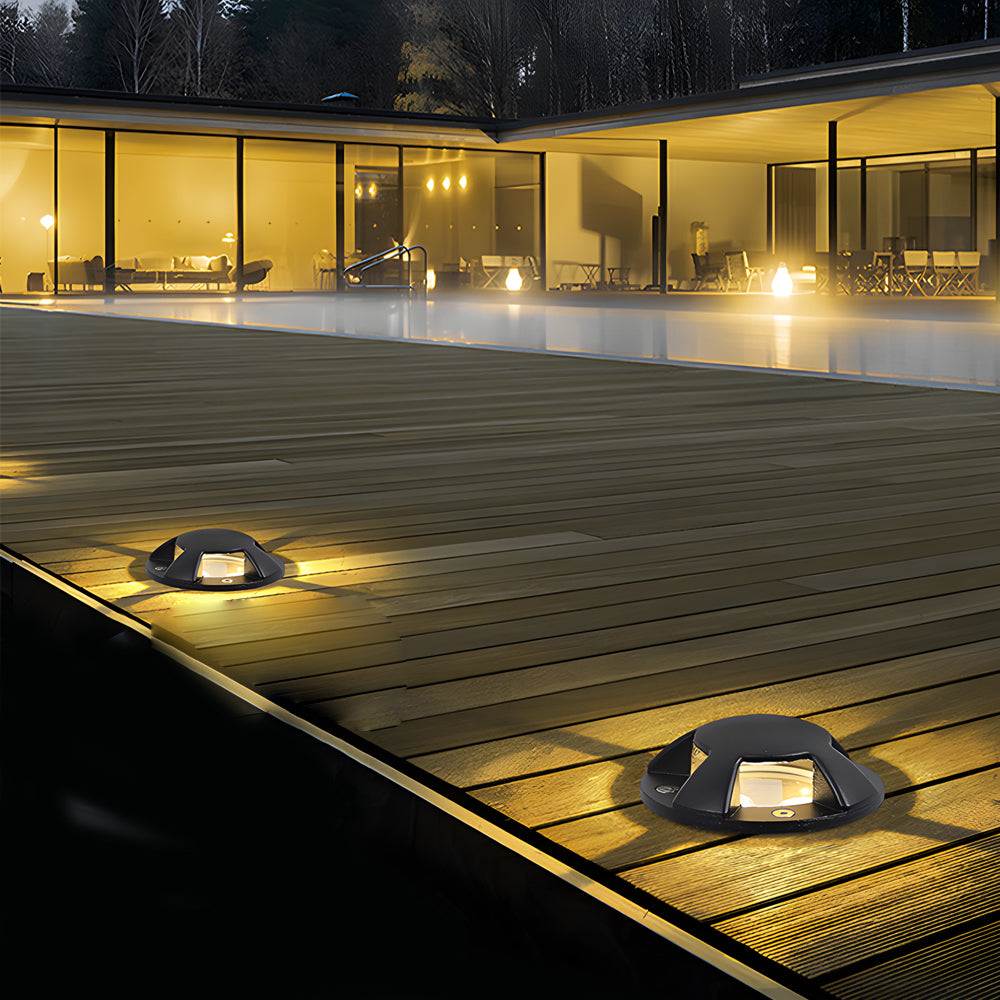 In Ground Low Voltage Landscape Lighting Step Lights