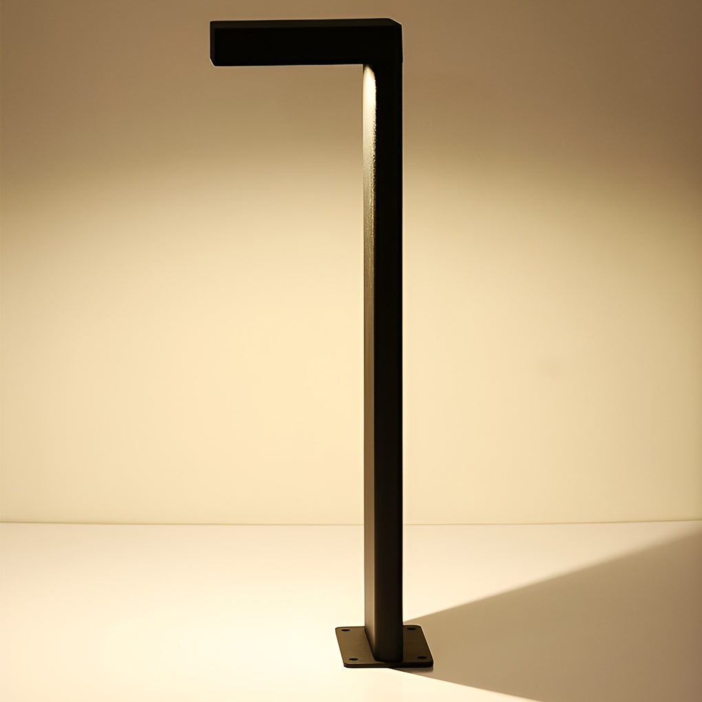 L Shaped Landscape Light Modern Outdoor Metal Path Light