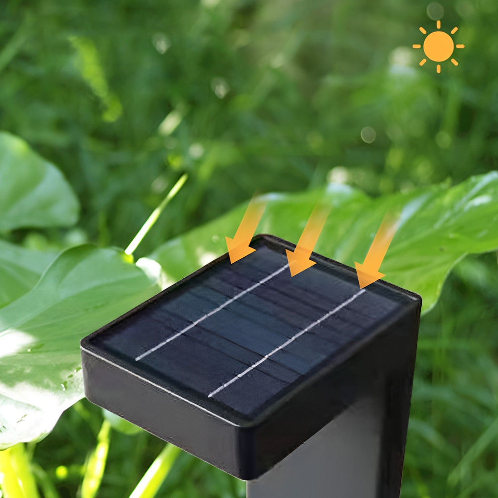 L Shaped Landscape Light Modern Outdoor Metal Path Light