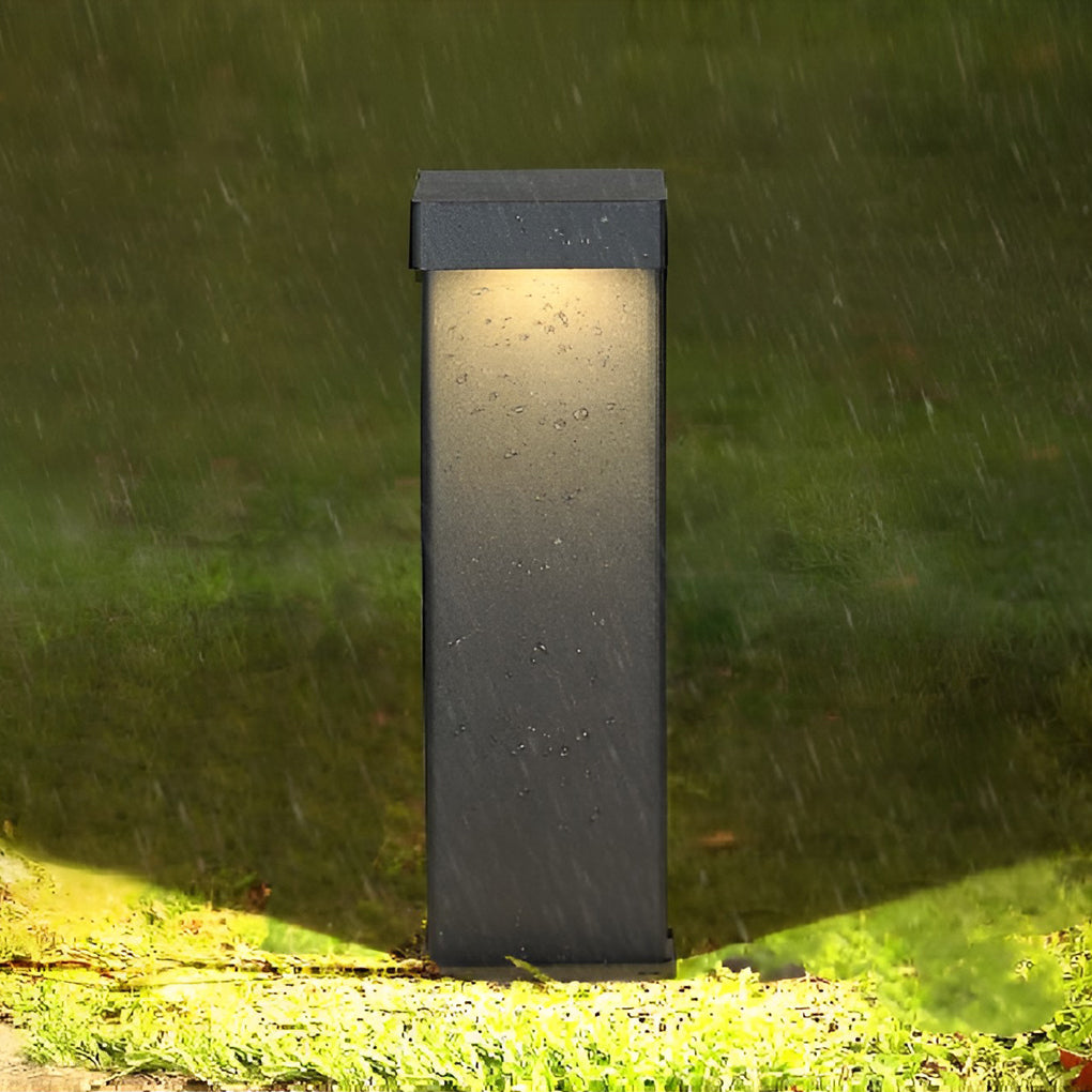 L Shaped Landscape Light Modern Outdoor Metal Path Light