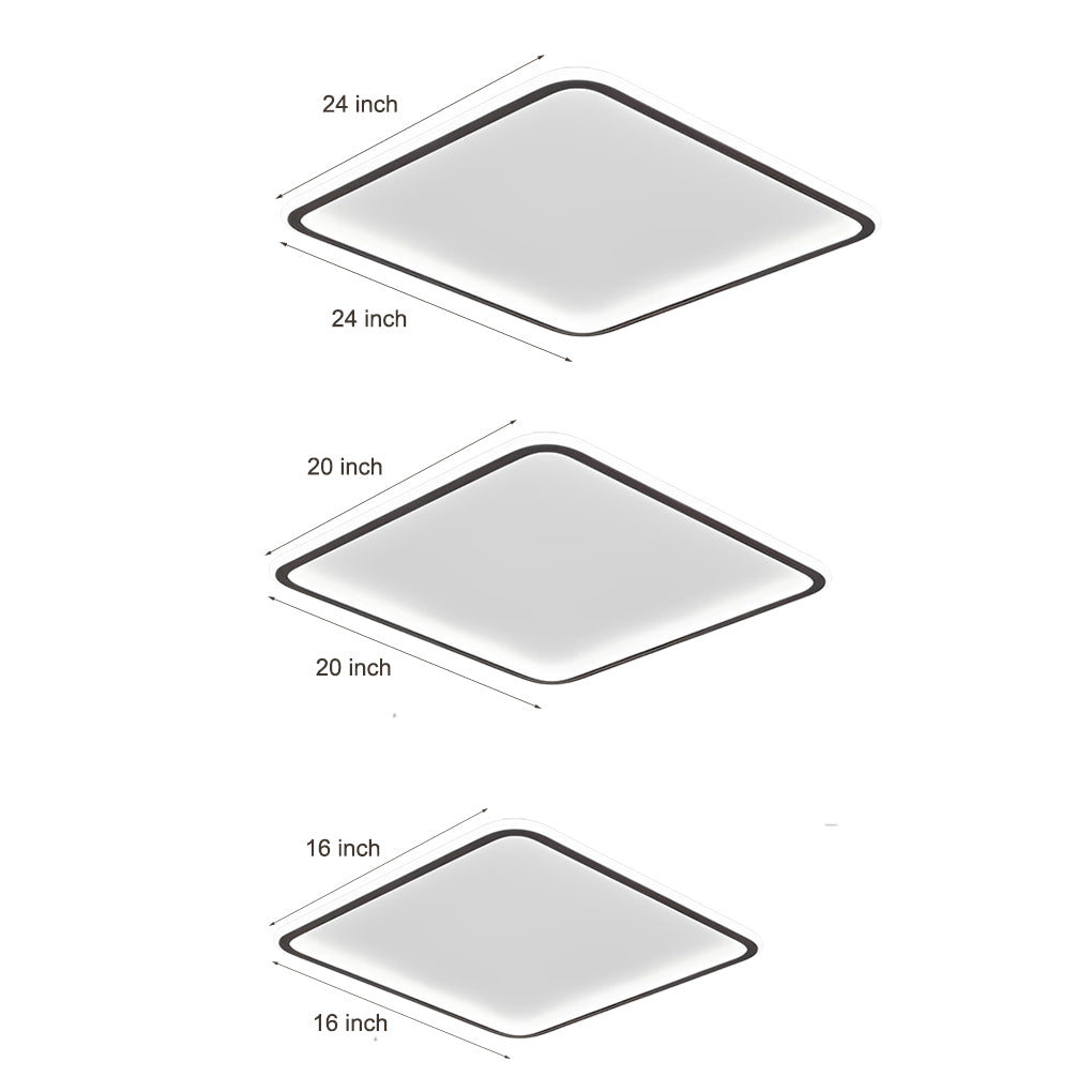 LED Ceiling Square Lights Industrial Recessed Light