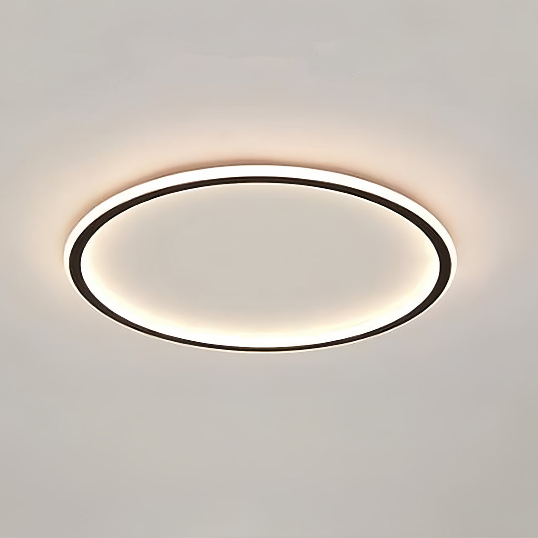 LED Circle Ceiling Lamp Simple Acrylic Metal Light