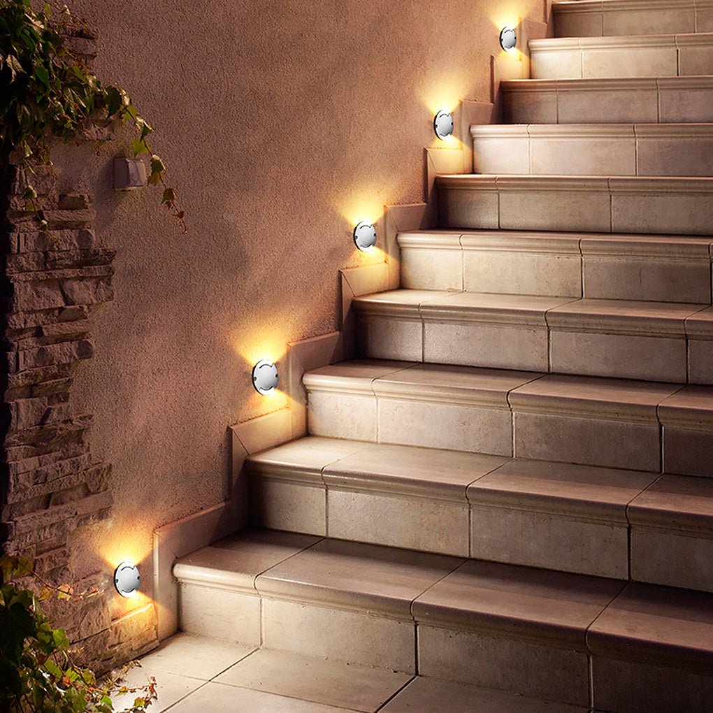 Metal Deck Lights Modern LED Recessed Waterproof Step Light