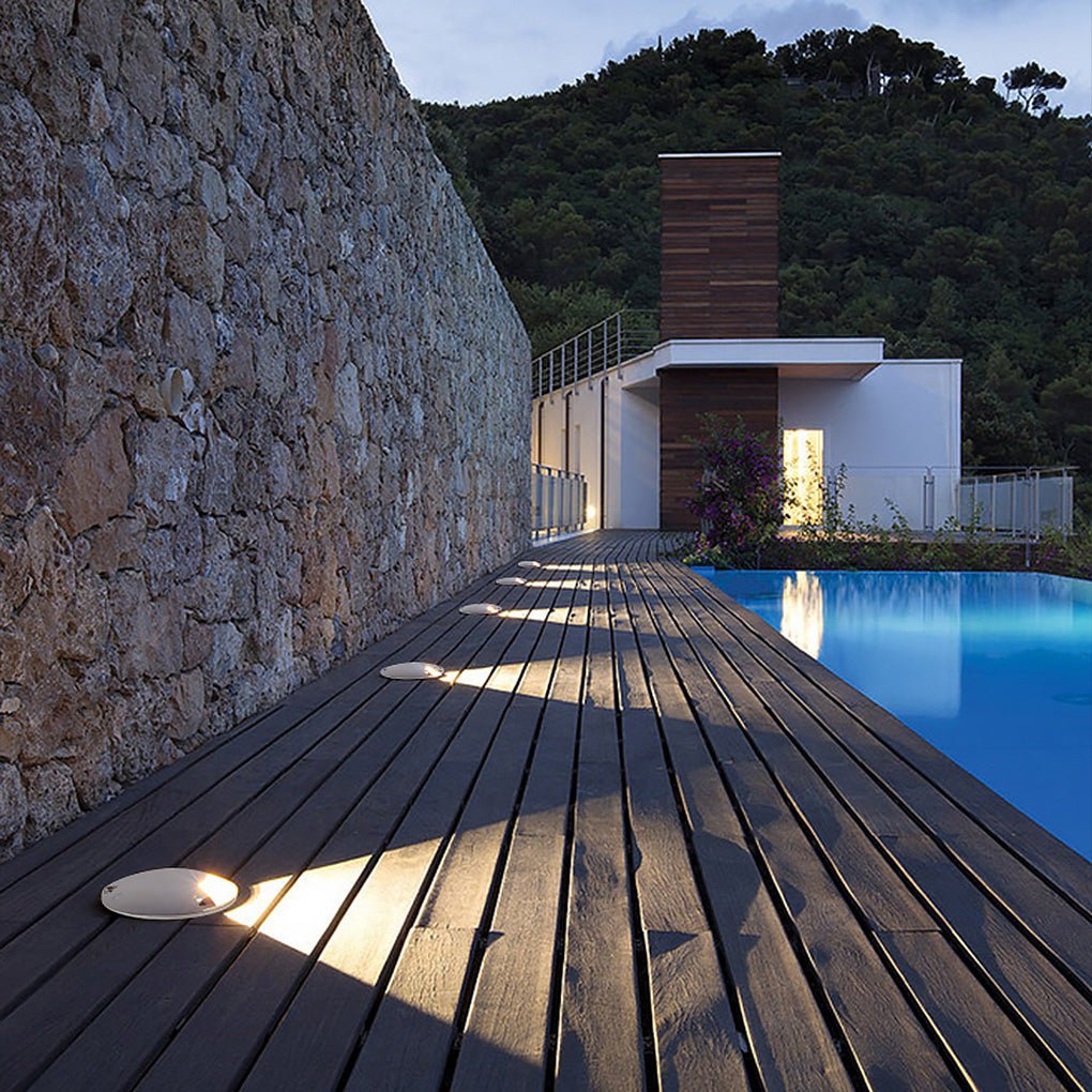 Metal Deck Lights Modern LED Recessed Waterproof Step Light