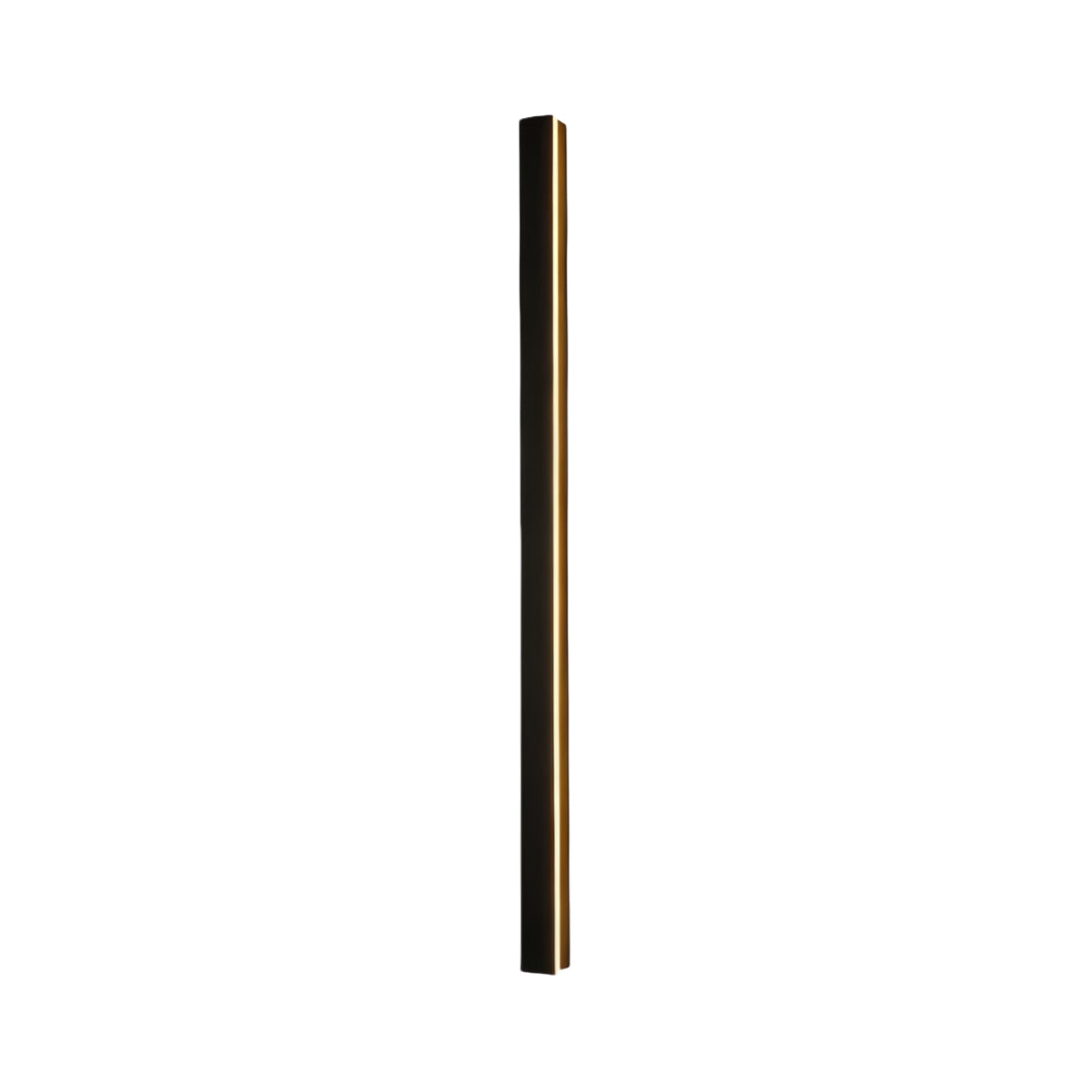 Long Black Outdoor Lights Modern LED Linear Wall Light