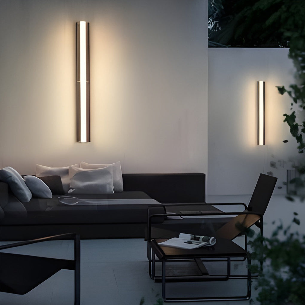 LED Wall Solar Light Outdoor Waterproof Linear Light