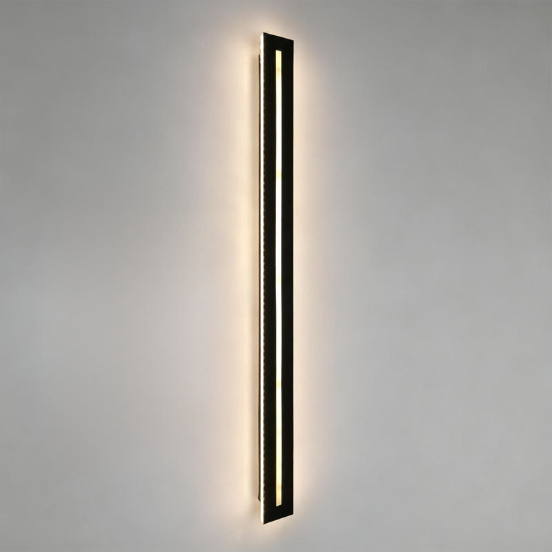 Long Black Wall Sconces Modern LED Linear Iron Light
