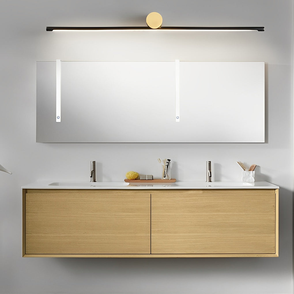 Linear Vanity Light Bar Dual-Color Bathroom Metal Light