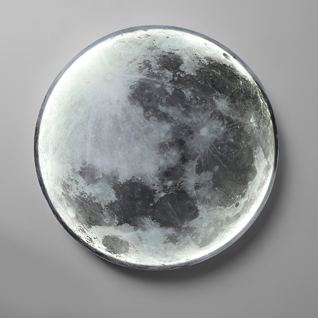 Full Moon Lamp Wall Modern Round LED Artistic Lamp