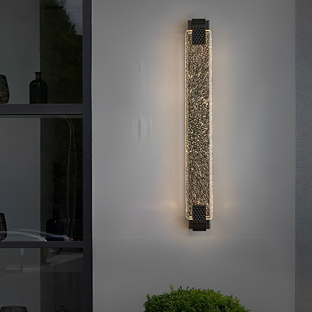 Luxury Modern Wall Lights Living Room LED Linear Crystal Lamp