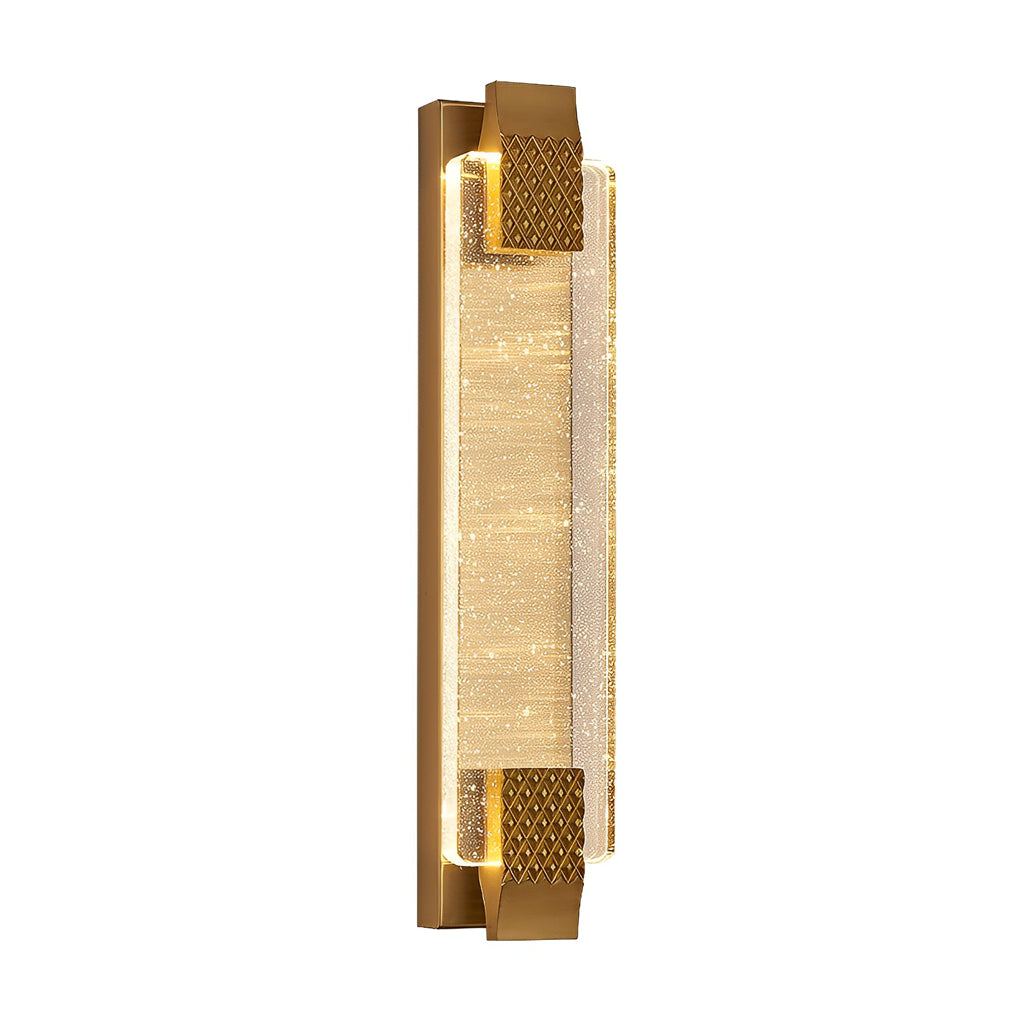 Luxury Modern Wall Lights Living Room LED Linear Crystal Lamp