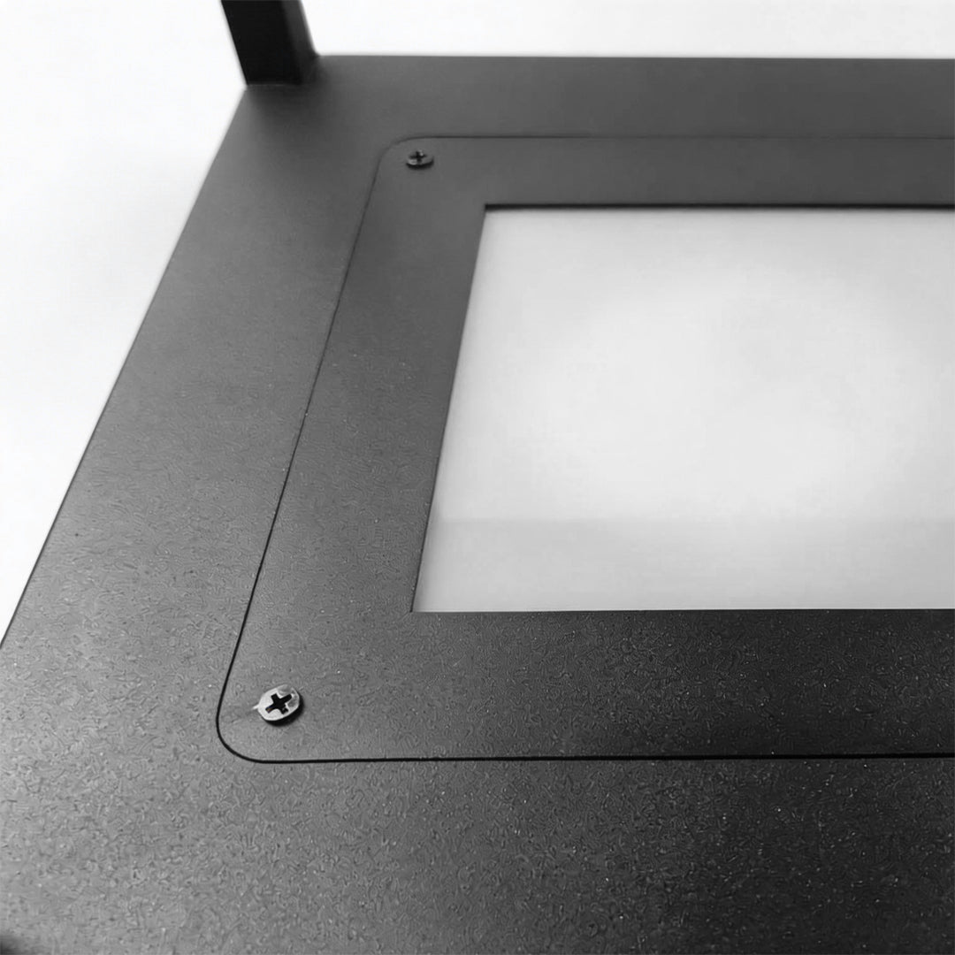 Concrete Pillar Lights Modern Open-Frame Square LED Light