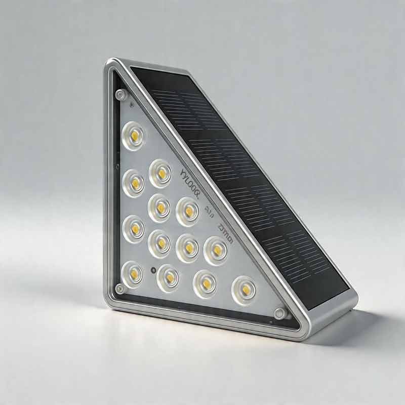Solar Powered Lights for Steps Modern Waterproof Triangle Ladder Light