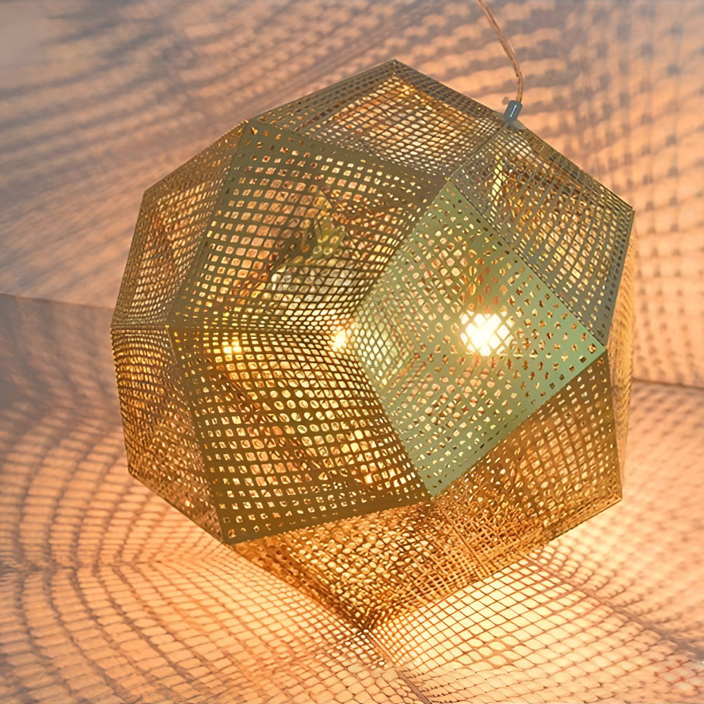 Metal Shade Pendant Light Modern Geometric Ceiling Light