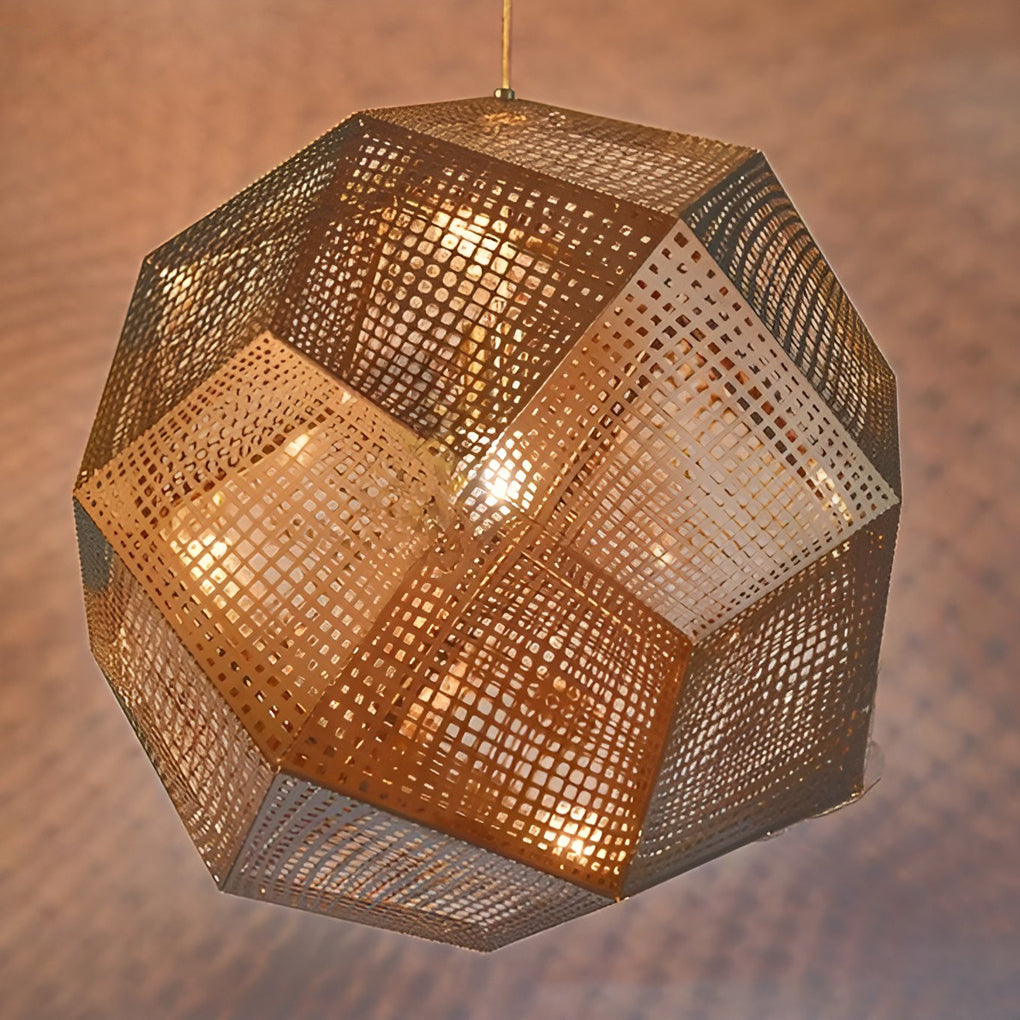 Metal Shade Pendant Light Modern Geometric Ceiling Light