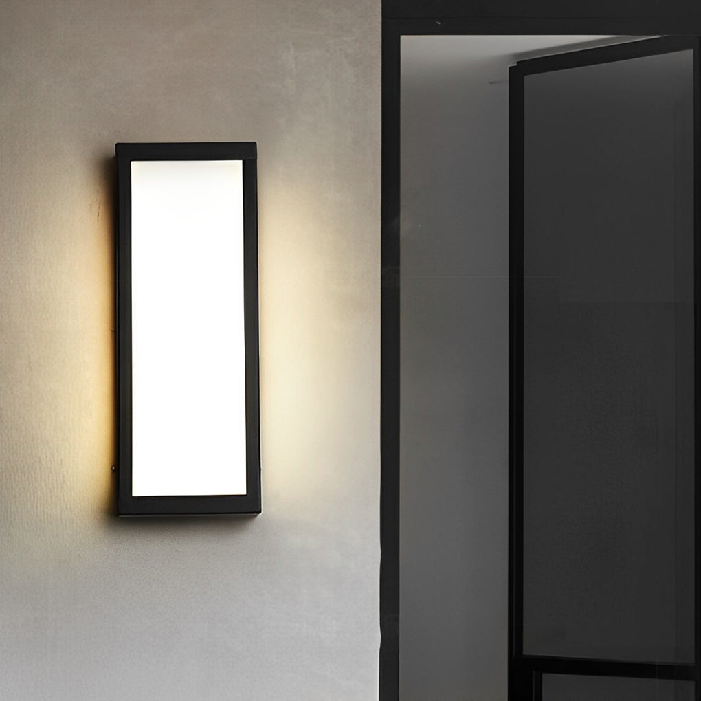 Rectangle Outdoor Wall Lighting Modern LED Waterproof Light