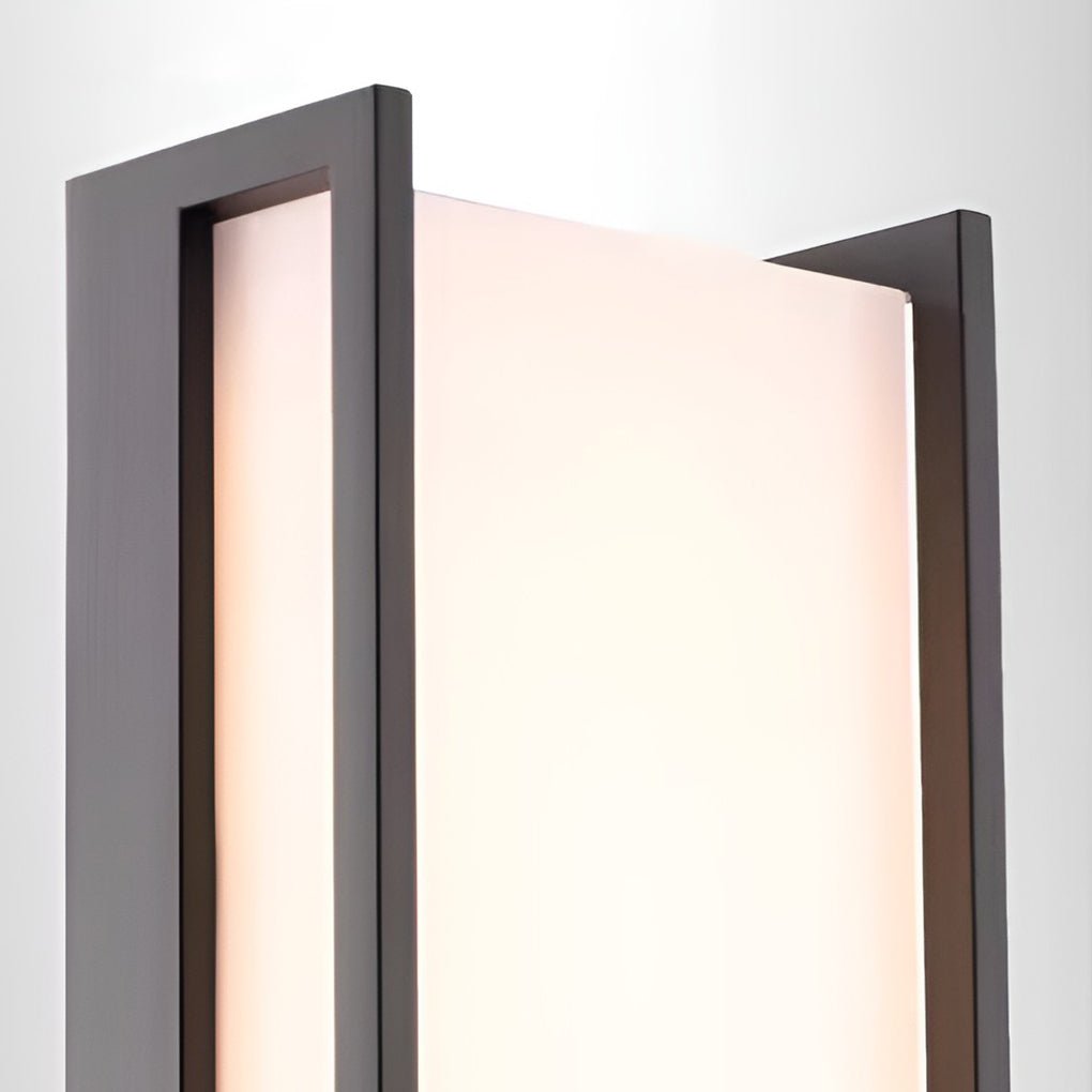 Outdoor Lights Wall Modern Geometric Black Metal Light