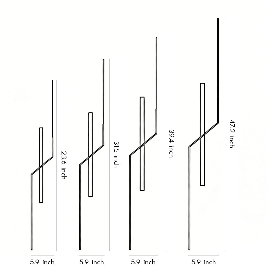Modern Linear Wall Sconce Sleek Minimalist LED Decorative Wall Light