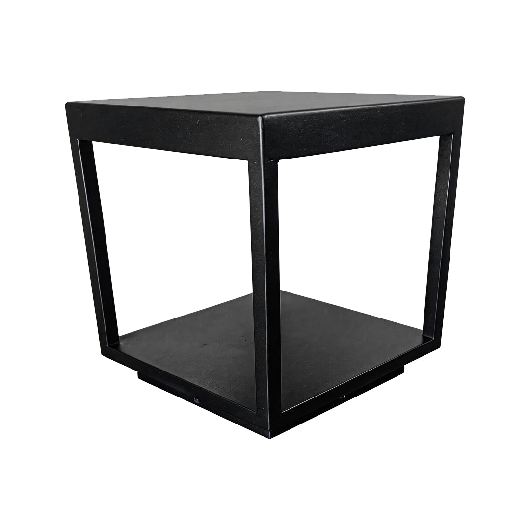 Concrete Pillar Lights Modern Open-Frame Square LED Light
