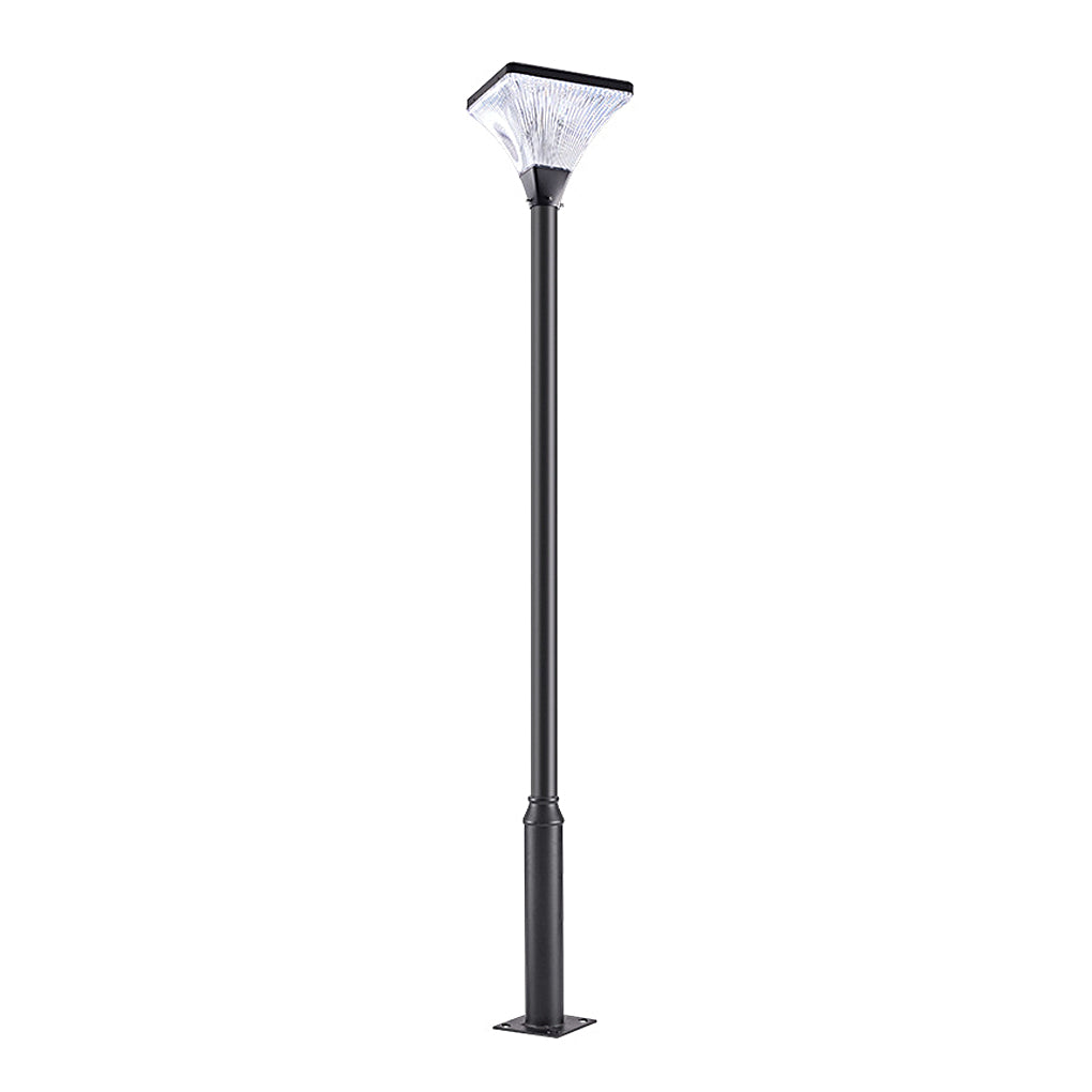 Night Street Light Striped Waterproof Square Modern Garden Lamp