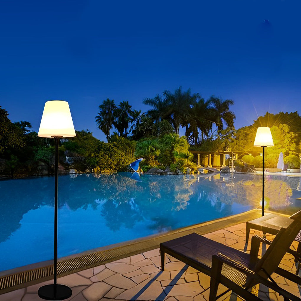 Modern Outdoor Floor Lamps Outdoor LED Metal Lights