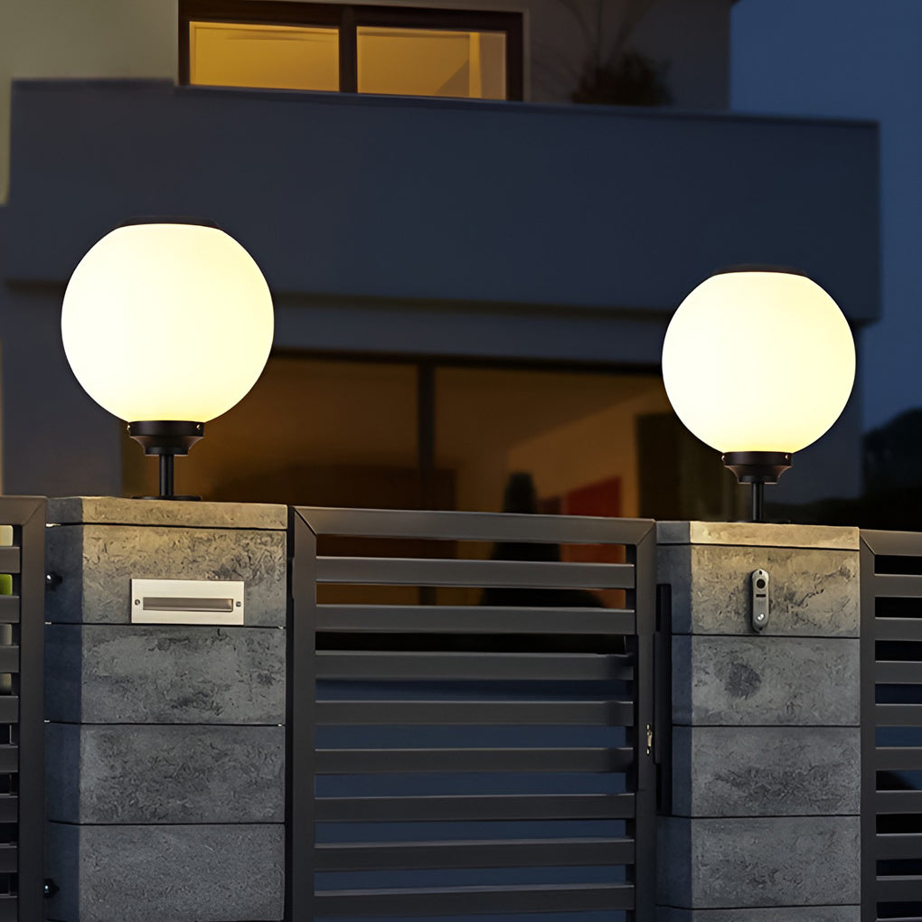 Outdoor Gate Pillar Lights Waterproof LED Solar Light