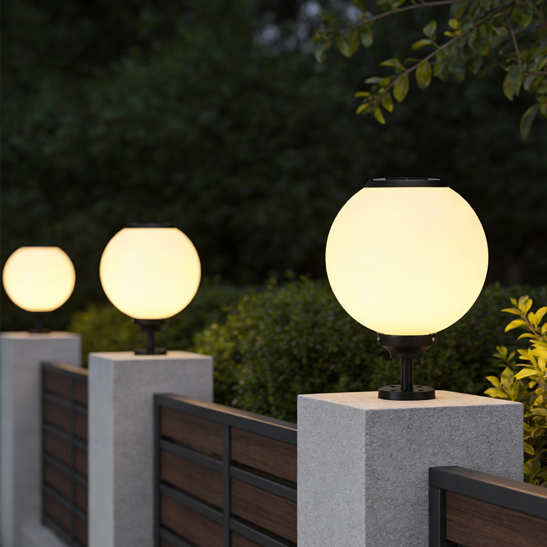Outdoor Gate Pillar Lights Waterproof LED Solar Light