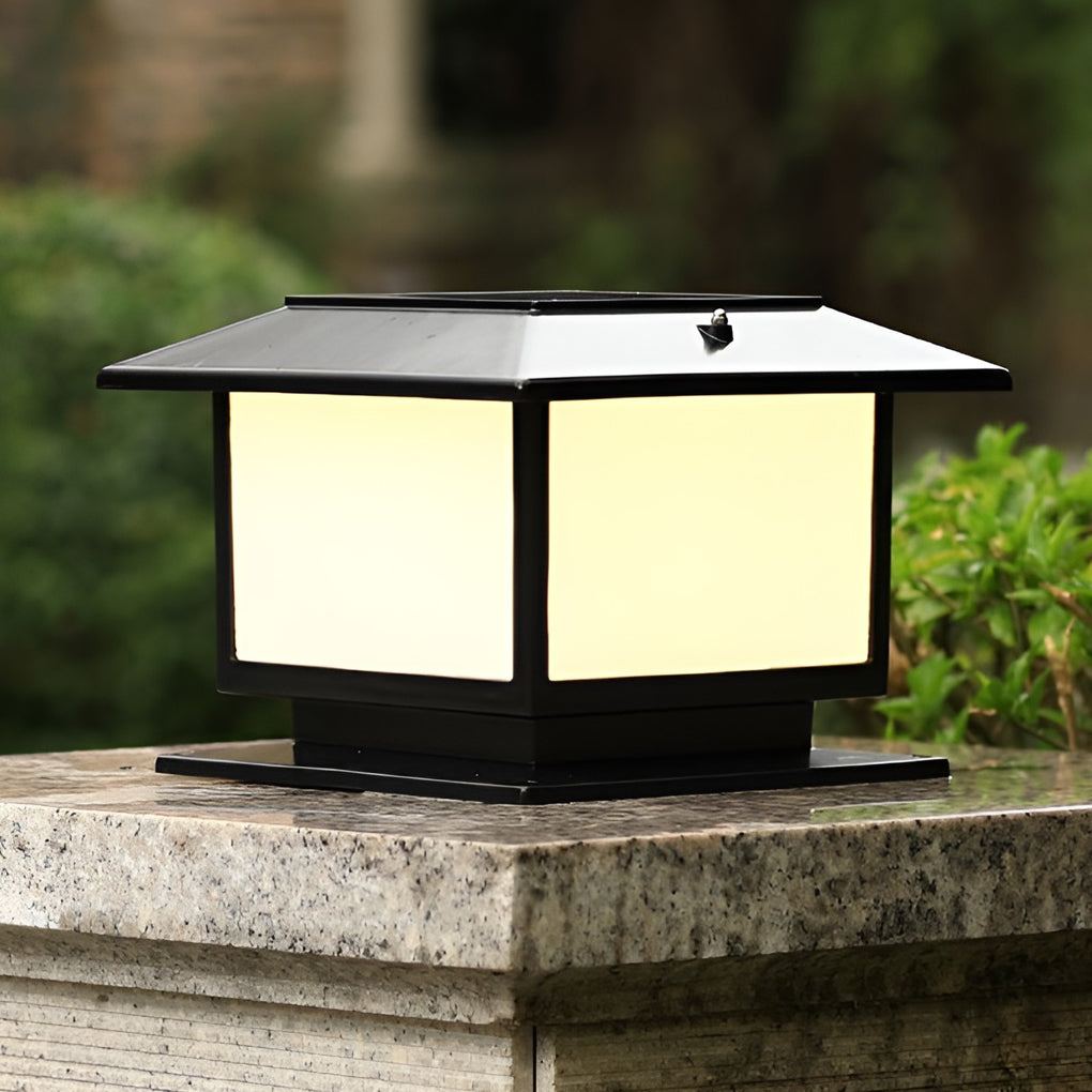 Modern Outdoor Pillar Lights LED Waterproof Fence Lights