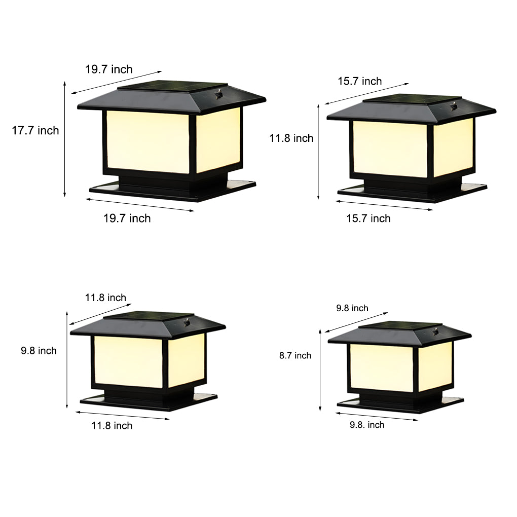 Modern Outdoor Pillar Lights LED Waterproof Fence Lights