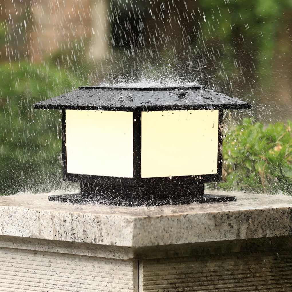 Modern Outdoor Pillar Lights LED Waterproof Fence Lights