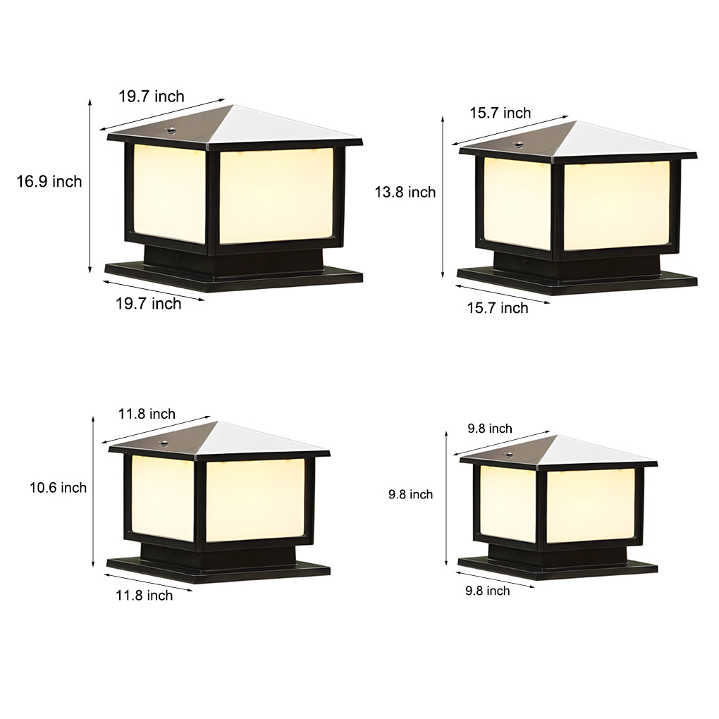 Modern Outdoor Pillar Lights LED Waterproof Fence Lights