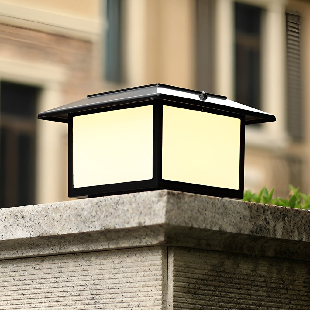 Modern Outdoor Pillar Lights LED Waterproof Fence Lights