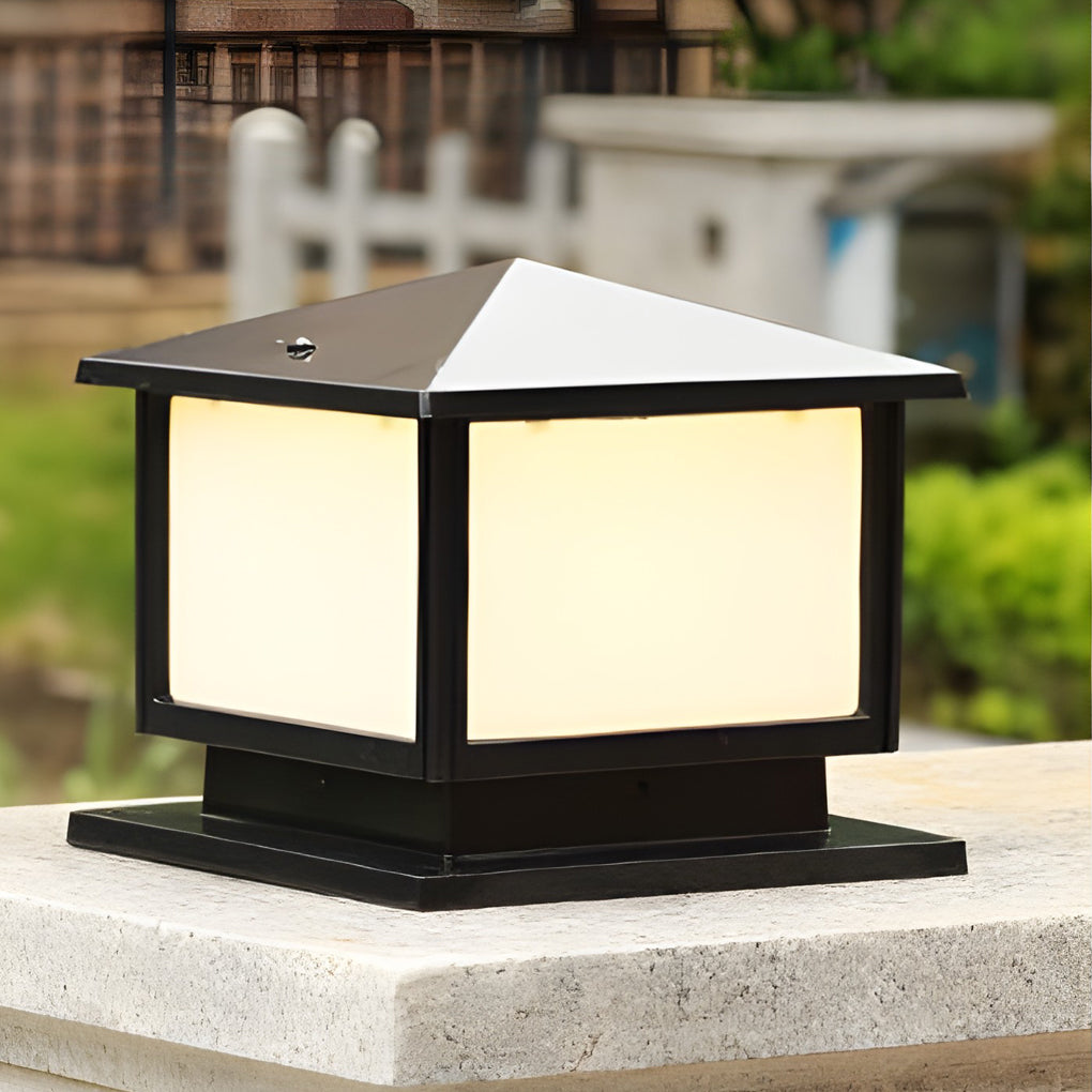 Modern Outdoor Pillar Lights LED Waterproof Fence Lights