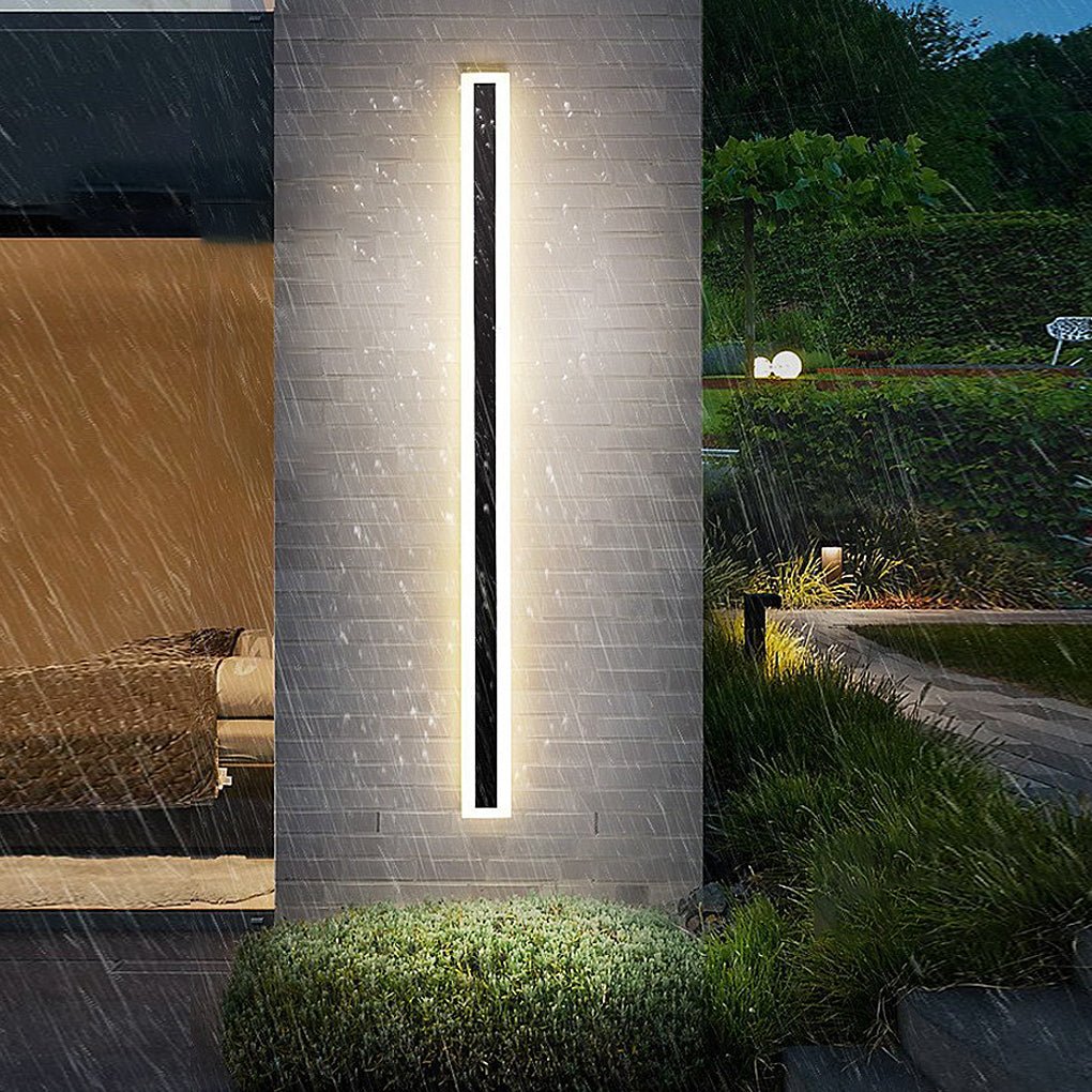 Acrylic Wall Sconce Outdoor Linear Iron Ambiance Light