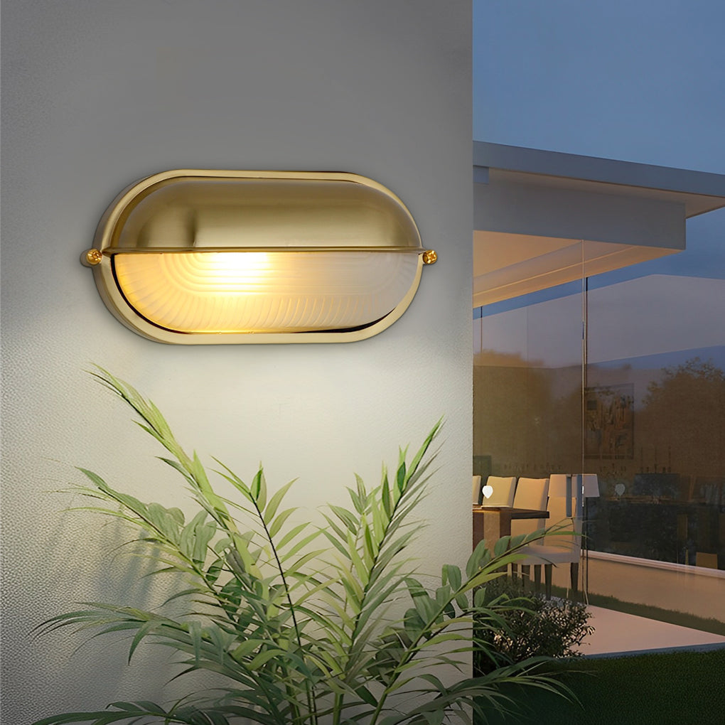 Oval Bulkhead Light Retro Waterproof Industrial Light