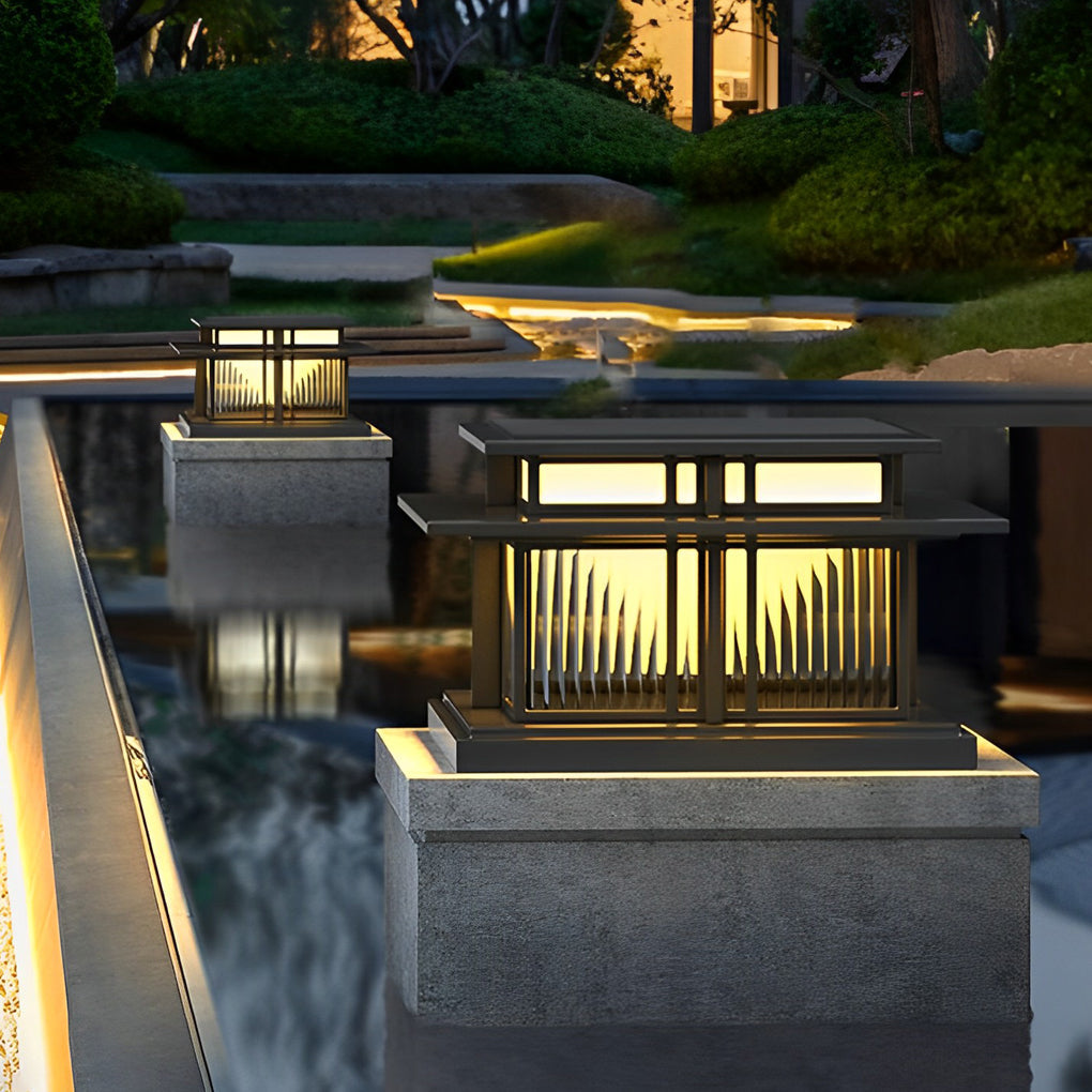 Porch Pillar Lights Outdoor Waterproof LED Modern Light