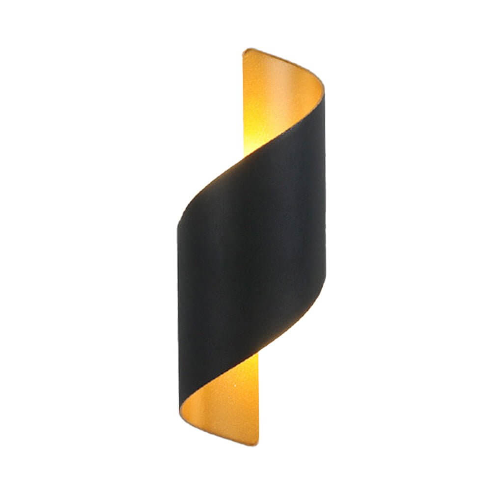 Modern Spiral Wall Light delivers functional and decorative dual-sided LED illumination, ideal for waterproof indoor or outdoor areas.