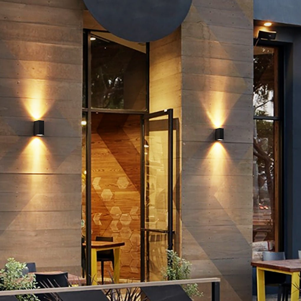 Outdoor up and down Wall Lights Rectangular Waterproof Light