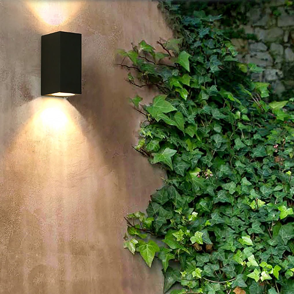 Outdoor up and down Wall Lights Rectangular Waterproof Light